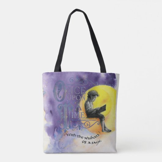 Wisdom van een Sage, schouder Canvas tas (Achterkant)