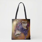 Wisdom van een Unicorn Tote Bag (Voorkant)