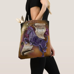 Wisdom van een Unicorn Tote Bag