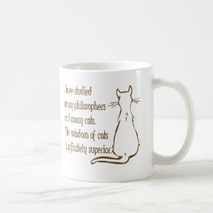 Wisdom van katten koffiemok