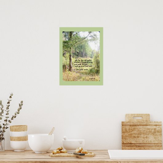 Wisdom van land poster (Keuken)