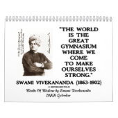 Wisdom van Swami Vivekananda 20XX kalender (Hoes)