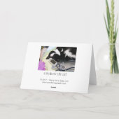 Wisdom verwelkomt je pensioenkaart kaart (Achterkant)