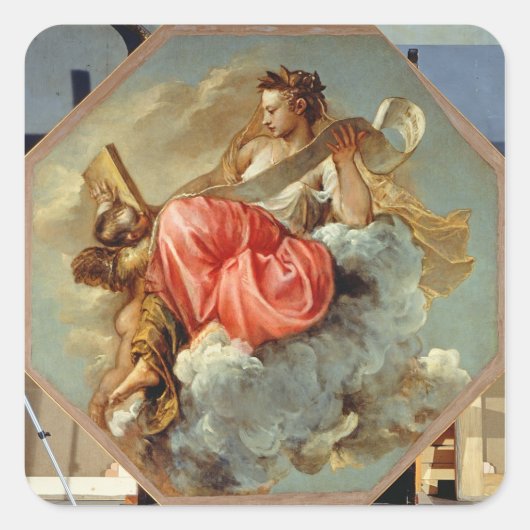 Wisdom Vierkante Sticker (Voorkant)