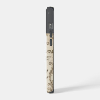 "Wisdom Whispers" Vintage Donkere Academische Esth iPhone 15 Pro Case