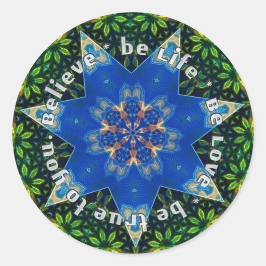 Wisdom Words - Be Life Sticker (Voorkant)