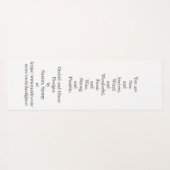 Wisdom Yoga Mat van Orchid en Ghost (Achterkant (horizontaal))