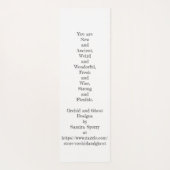 Wisdom Yoga Mat van Orchid en Ghost (Achterkant)