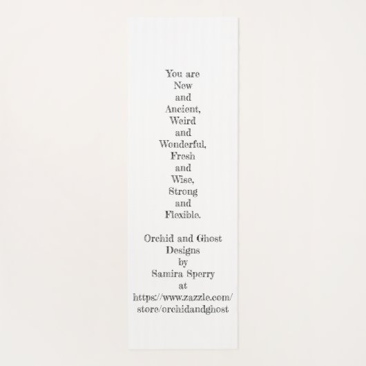 Wisdom Yoga Mat van Orchid en Ghost (Achterkant)