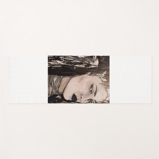 Wisdom Yoga Mat van Orchid en Ghost (Voorkant (horizontaal))