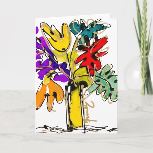 Wisdome Blooms Lovitude Blank Note Kaart (Voorkant)