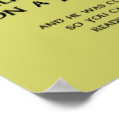 Wise Advice Funny Poster Sign (Hoek)