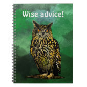 Wise Advisory Owl Notitieboek (Voorkant)