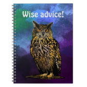 Wise Advisory Owl Notitieboek (Voorkant)
