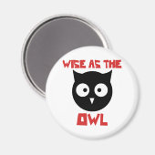 Wise as the Owl Magneet (Voorkant / Achterkant)