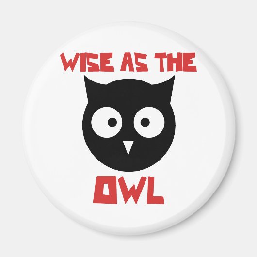 Wise as the Owl Magneet (Voorkant)