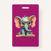 Wise Baby Elephant Badge (Voorkant)