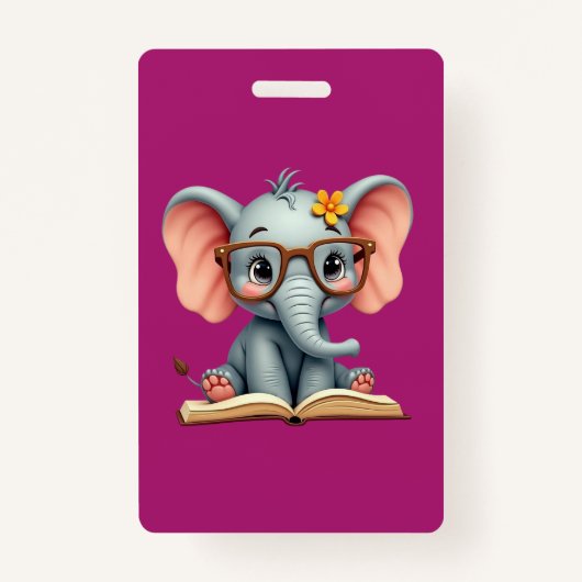 Wise Baby Elephant Badge (Voorkant)