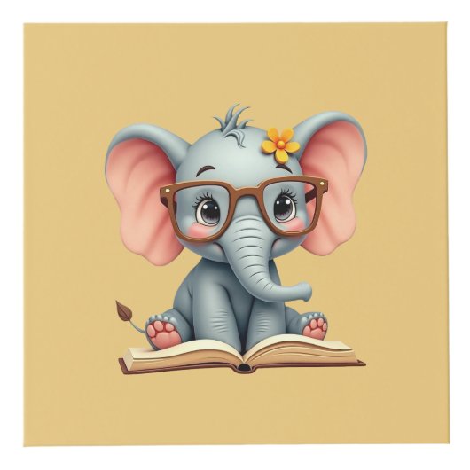 Wise Baby Elephant Kubus (Voorkant)