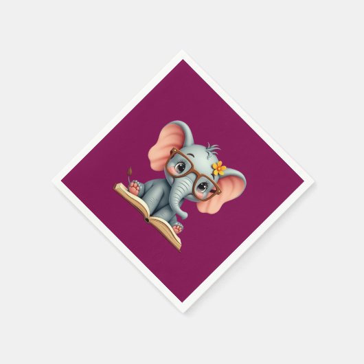 Wise Baby Elephant Servet (Hoek)