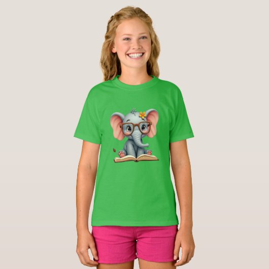 Wise Baby Elephant T-shirt (Voorkant volledig)