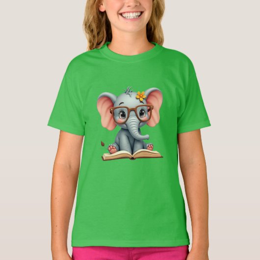Wise Baby Elephant T-shirt (Voorkant)
