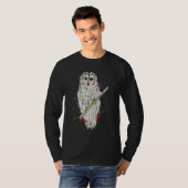 Wise Bird Owl Forest Animal Predator Owl 1 T-shirt (Voorkant volledig)