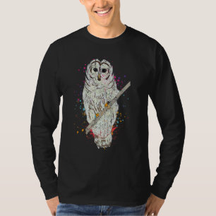 Wise Bird Owl Forest Animal Predator Owl 1 T-shirt