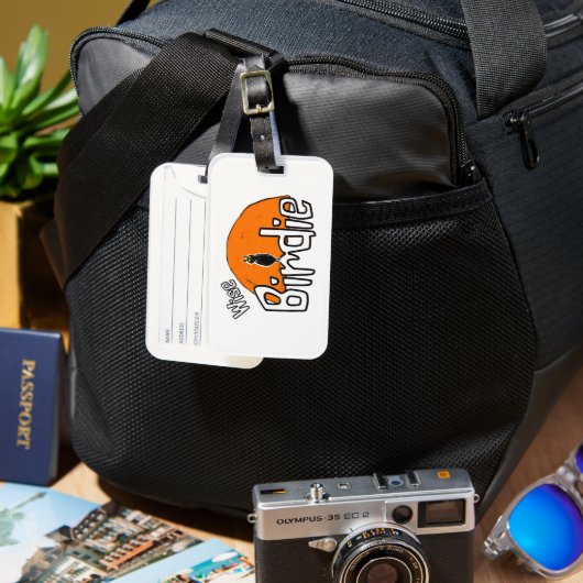 Wise birdie bagagelabel (Voorkant & Achterkant)