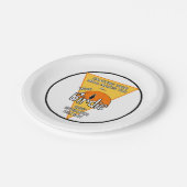 Wise birdie papieren bordje (Gekanteld)