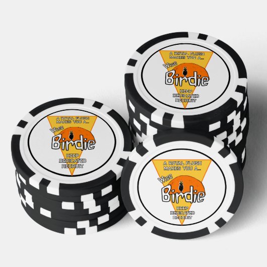 Wise birdie poker chips (Opstapeling)