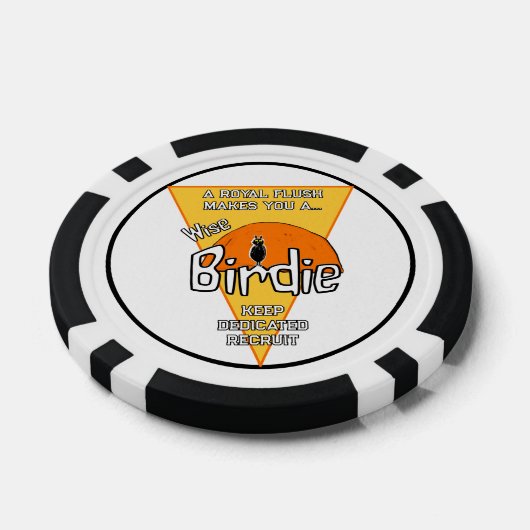 Wise birdie poker chips (Enkel)