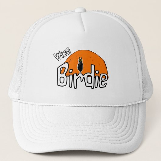 Wise birdie trucker hat trucker pet (Voorkant)
