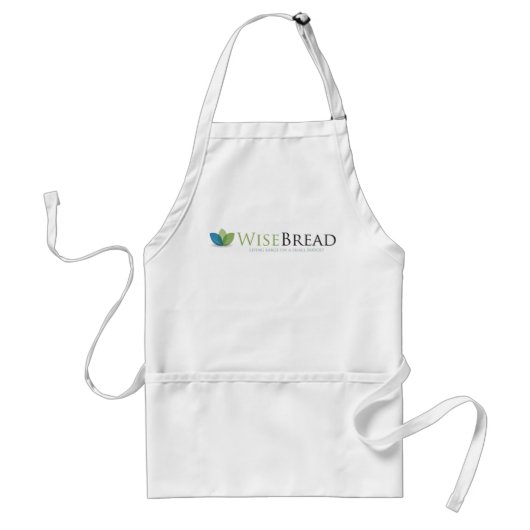 Wise Bread apron new Standaard Schort (Voorkant)