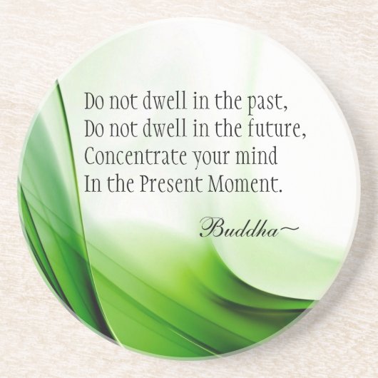 Wise Buddha Quote Onderzetter (Voorkant)