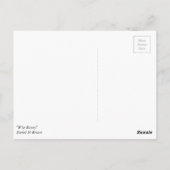 Wise Bunny Briefkaart (Achterkant)