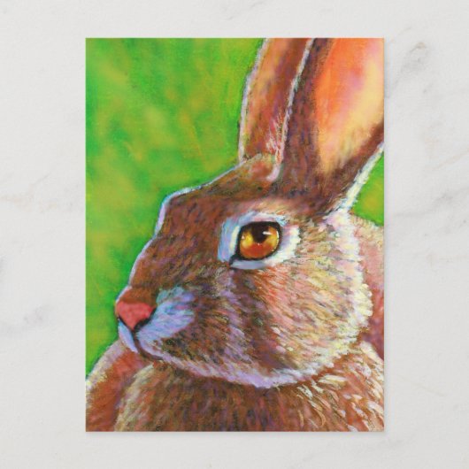 Wise Bunny Briefkaart (Voorkant)