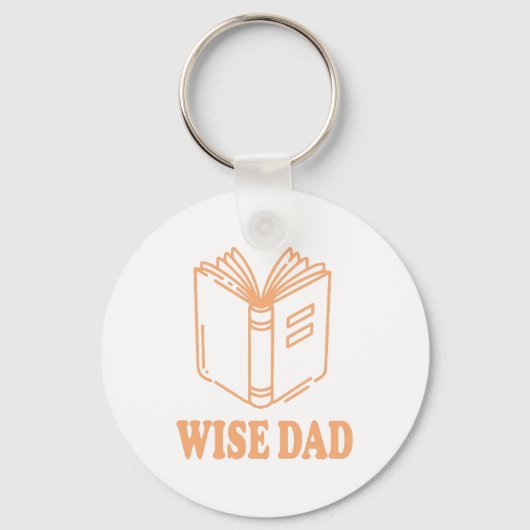 Wise Dad Book Sleutelhanger (Voorkant)