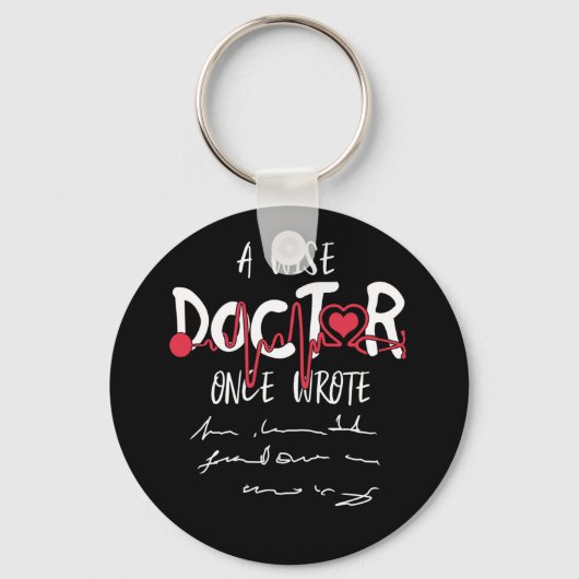 Wise Doctor schreef woordtekst van dokter Sleutelhanger (Voorkant)