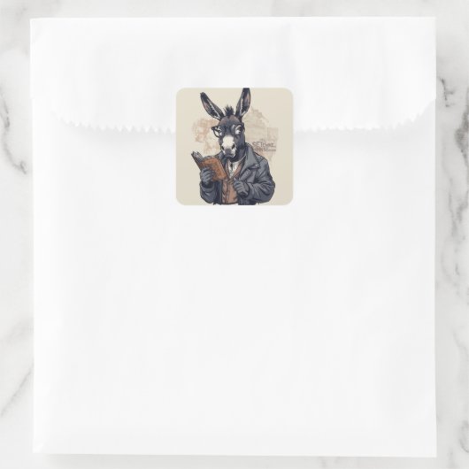  Wise Donkey — Sticker (Tas)