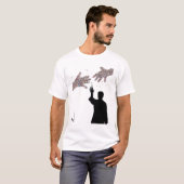 Wise Expression BHARAT JODO YATRA Gandhi T-shirt (Voorkant volledig)