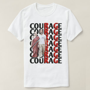 Wise Expression Courage of Rahul Gandhi T-shirt