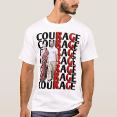 Wise Expression Courage of Rahul Gandhi T-shirt (Voorkant)