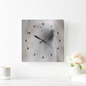 Wise Eye of a Horse Animal Vierkante Klok (Huis)