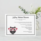 Wise Eyes Optometrie Afstuderen Uitnodiging (Staand voorkant)