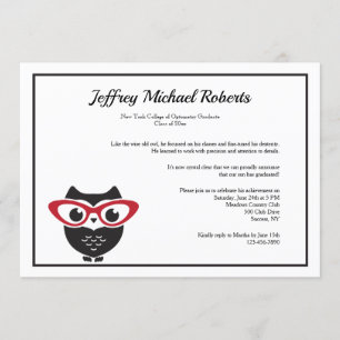 Wise Eyes Optometrie Afstuderen Uitnodiging