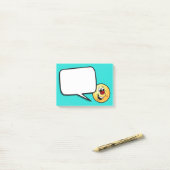 Wise Face Grumpey Post-it® Notes (Op bureau)