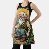 Wise GardenerCharming Vegetable Patch Kitchen Wear Schort (Insitu)
