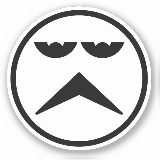 Wise Guy Logo Custom-Cut Vinyl Sticker (Voorkant)