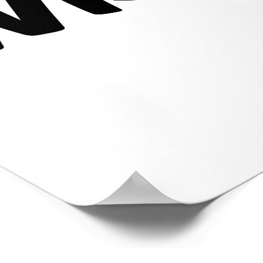 Wise Guy Tekst Logo Poster (Hoek)